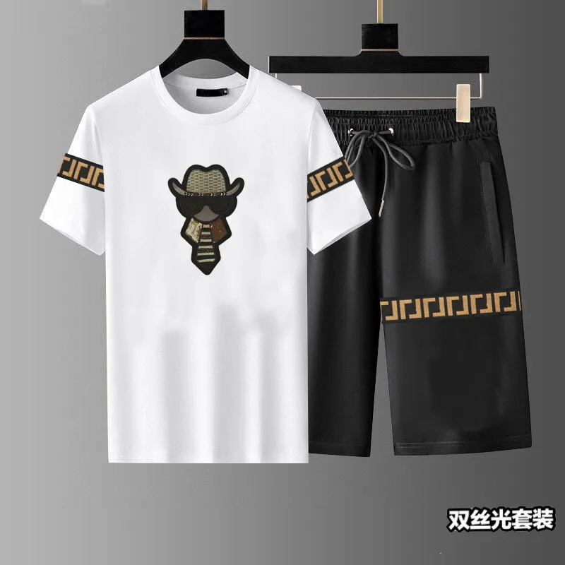 Luxe ontwerpers heren tracksuits sport shorts shirts set mode polo tracksuit jogger tweedelig zomerparen t shirt pakken sportkleding 3328