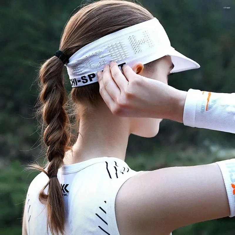 Berets Sunscreen Summer Baseball Caps Sports Equipment Visor Sweat-absorbing Headband Men Hats Elastic Hair Band Women Cap