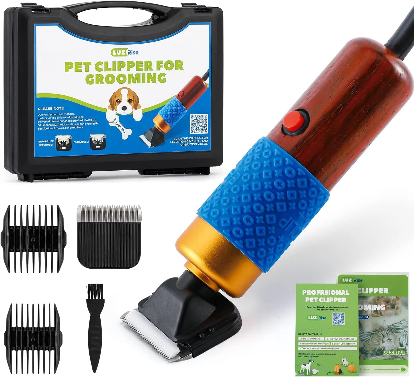 Cordless Dog Grooming Vacuum, Pet Grooming Kit