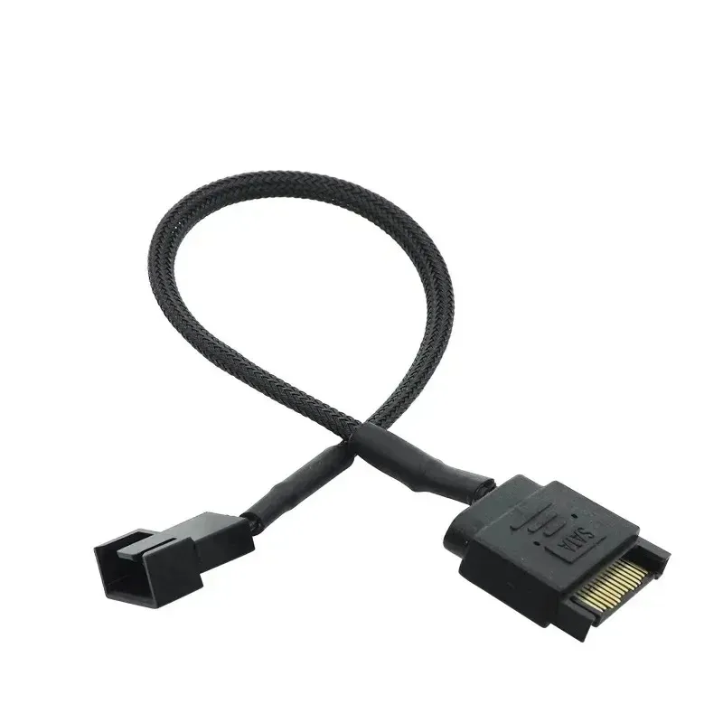 SATA 1 till 3 4 5 4-stift Power Cable PC Computer Cooling Fan Splitter Hub Converter Adapter Extension Wire Cord Computer Cables