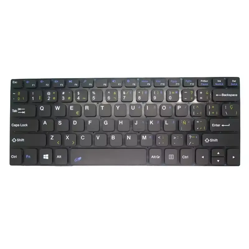 Clavier d'ordinateur portable pour IRBIS NB31 NB32 NB12 H007-4 PRIDE-K2586 Espagnol SP Black sans cadre Nouveau