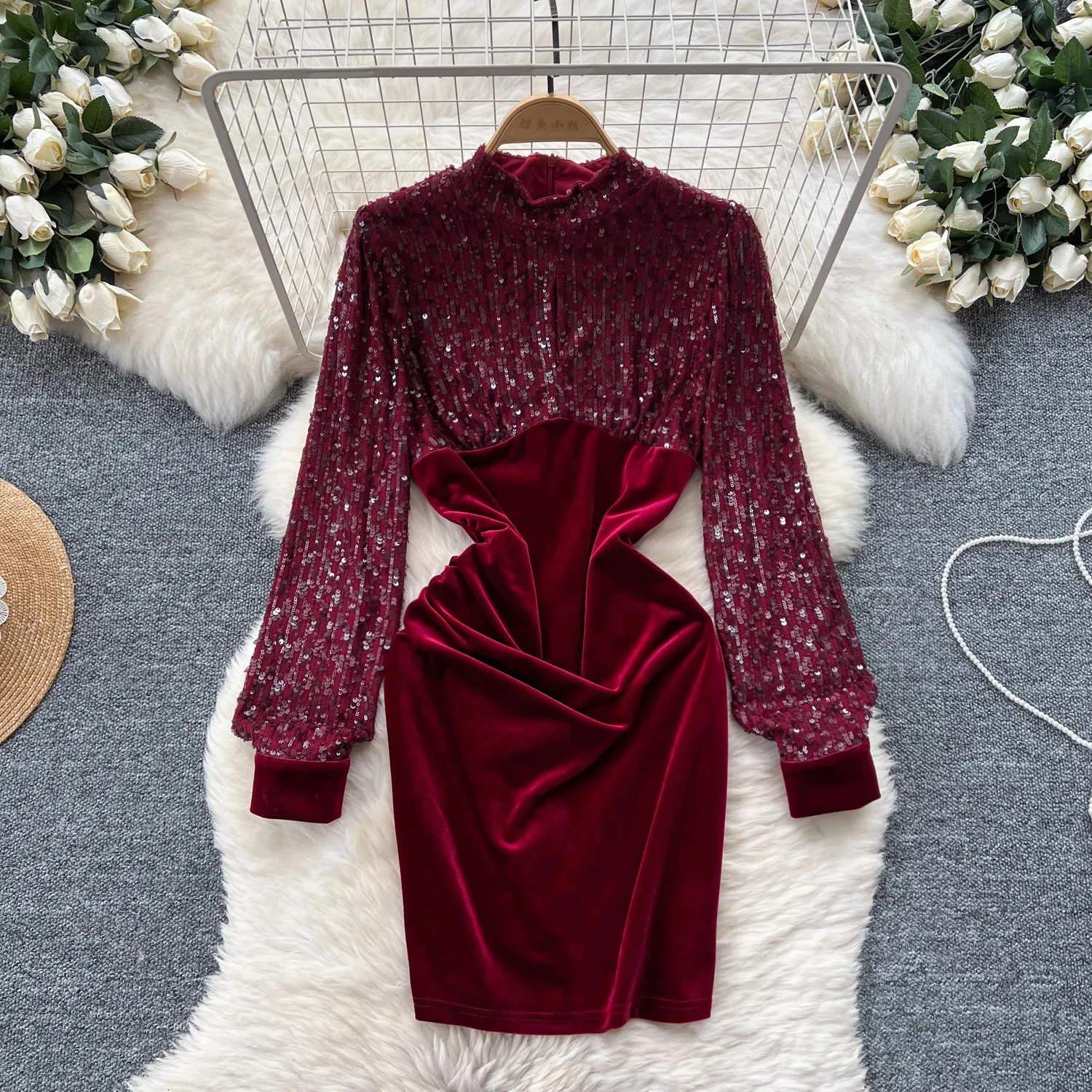 70s glitter dress 1970s Silver Sequin Halter Party Dress