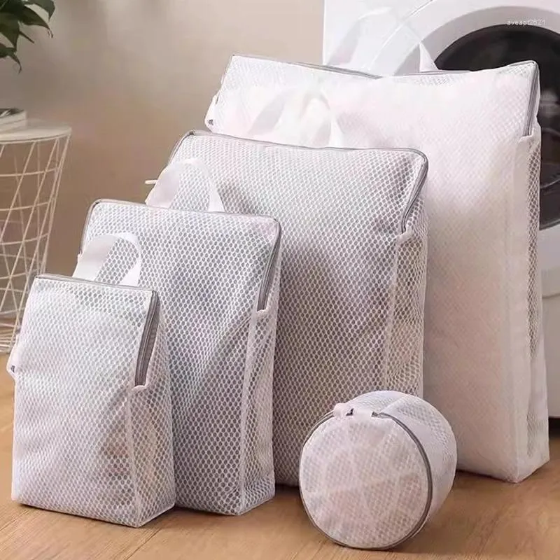 Bolsas de lavanderia Mesh Hand Poliéster Protection Proteção de roupas íntimas Pocket Pocket Pocket Máquina de lavar roupas de lavagem