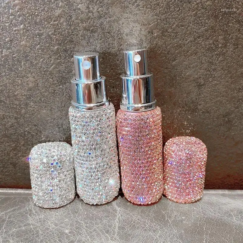 Aufbewahrung Flaschen Buntes Spray kleine magische Farben Pink und lila Mode High-End-Luxus-Mädchen feuchter Feuchtigkeit
