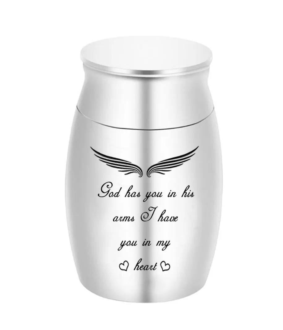 142 x 98 mm Urna Kremacyjne Uchwyt Ashes Peepsake Aluminium Stop Memorial URN Pogrzeb dla Ash1259413