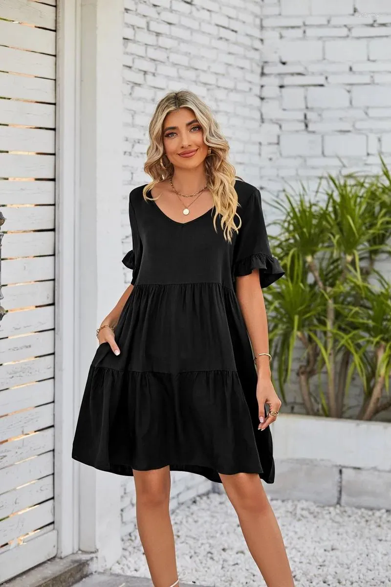 Party Dresses Rayon XXL Womens Summer Casual Knee-Length A-Line Dress with Hooded Collar from Dhgate Urban Sexy Dresses - price 41.4 Party Dresses Rayon XXL Womens Summer Casual Knee-Length A-Line Dress with Hooded Collar from Dhgate Urban Sexy Dresses - price 41.4