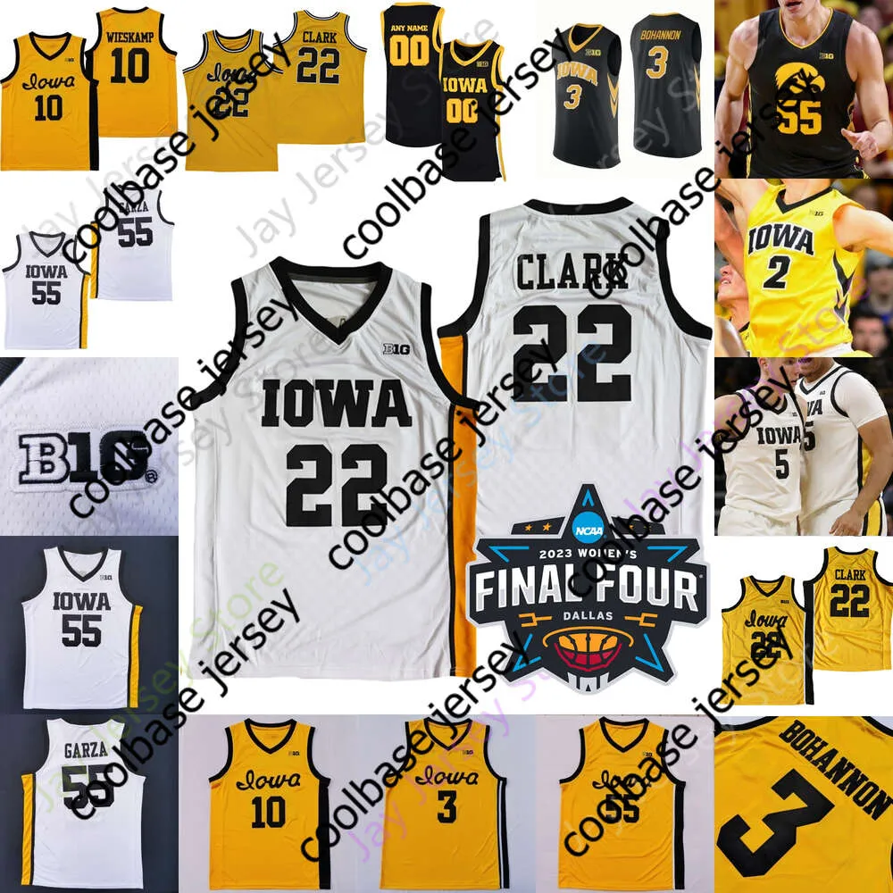 2023 Women Final Four 4 Iowa Hawkeyes Basketball Jersey NCAA College Caitlin Clark Joe Toussaint Ryan Kriener Jack Nunge Tony Perkins Keegan Murray Kris Murray