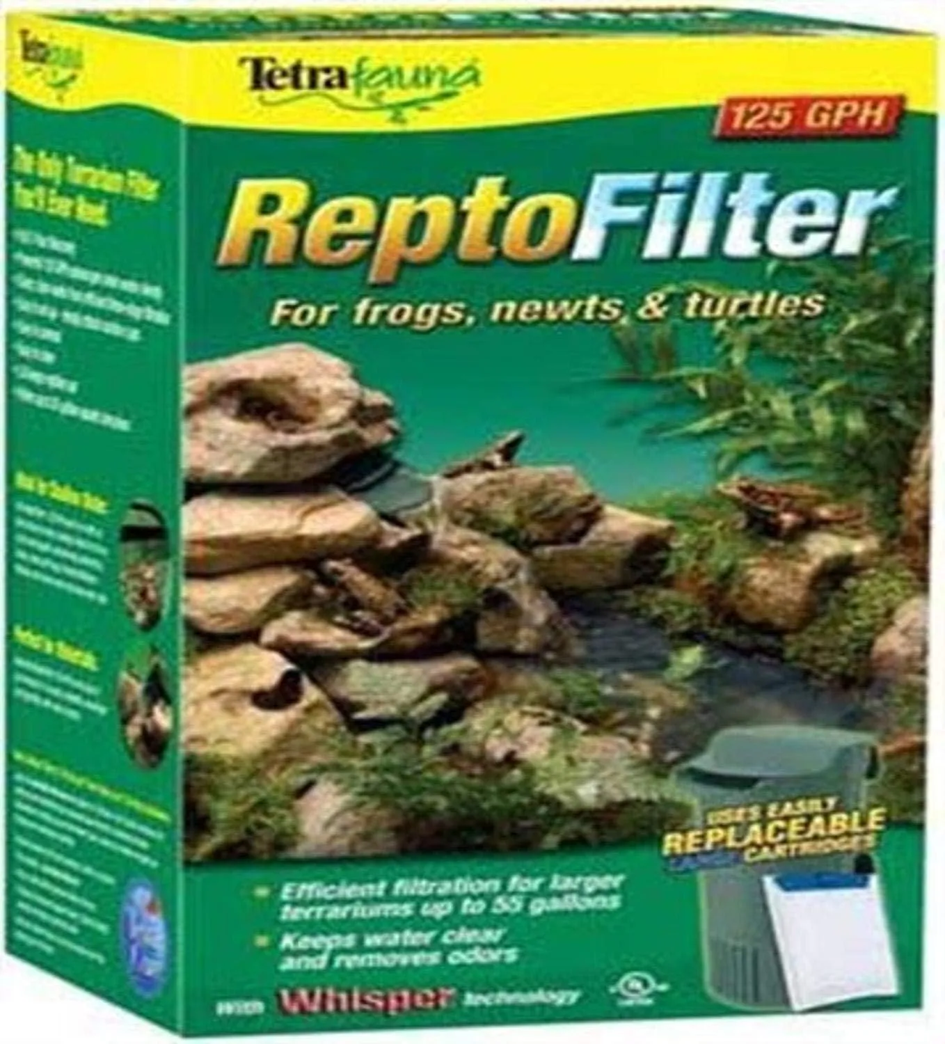 Image showcasing Submersible Reptile Habitat Filtration System - Ideal for Aquatic ...