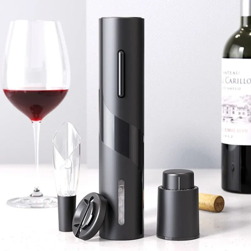 Abridores abridor de vinho elétrico recarregável automático abridor de garrafa de vinhos criativo com traje de cabo de carregamento USB para uso doméstico