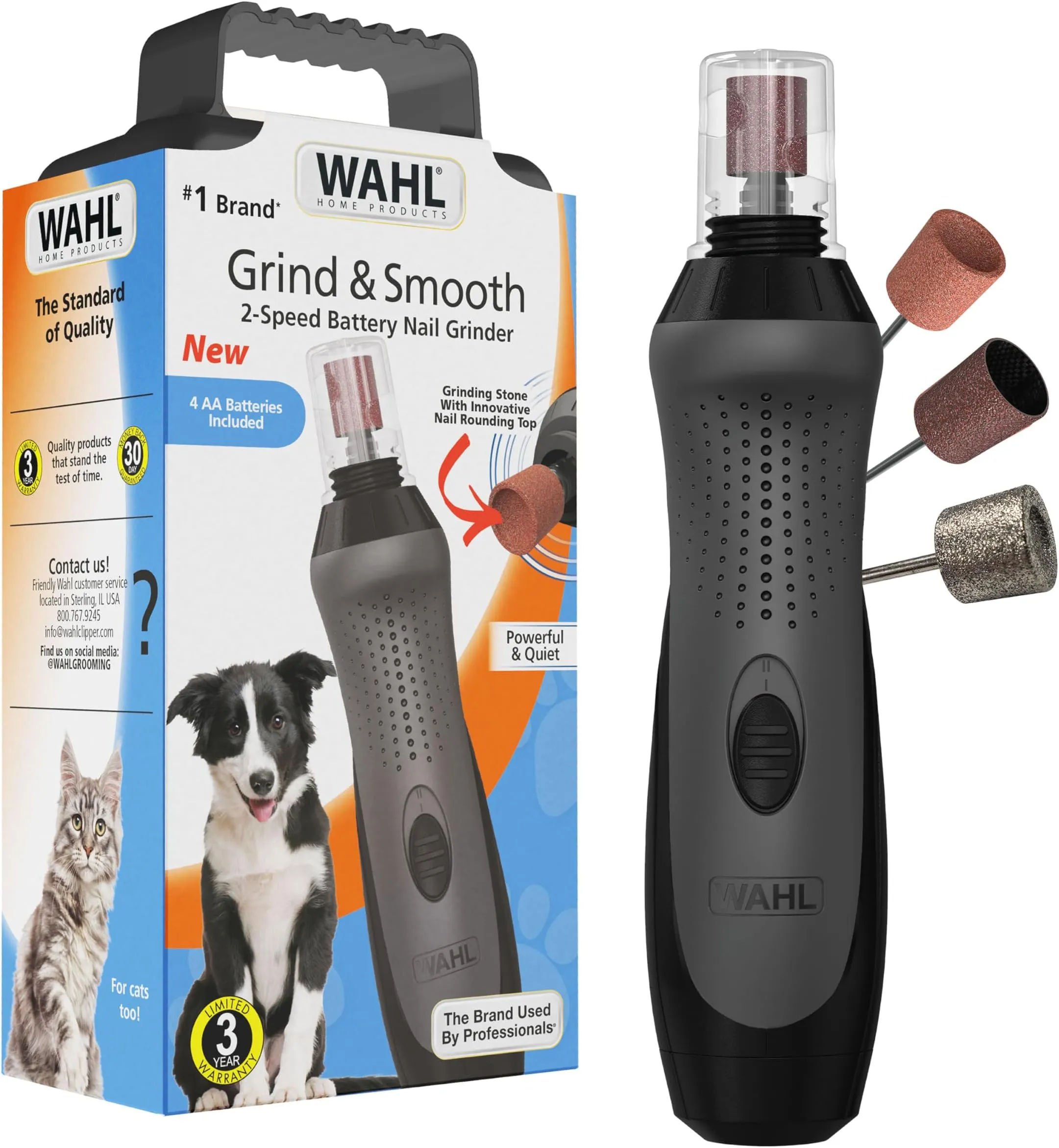 Wahl Electric Dog Claw File Wahl Classic Dog/Cat Nail Smoother