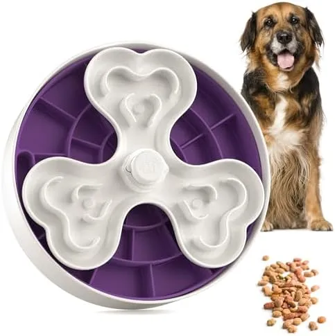 Picture of Slow Eat Dog Food Bowl: Adjustable Puzzle Feeder for Anxious Dogs ...