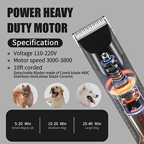 Best Professional Dog Grooming Clippers Holdog Clippers Sunifier