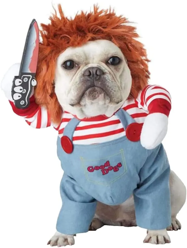 Funny Large Dog Halloween Costumes: Pet Doll Dog Cosplay For Big