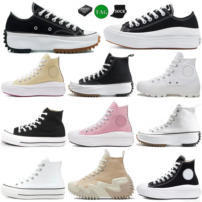 Дизайнер обуви 2024 платформу Canvas Casual Shoes Mens Designers Sneakers Taylors Boots Trainers Run Star Hike Shoes Men Men Women Beks All Star 70