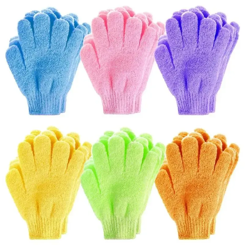 Gants cinq doigts gants de bain serviette de douche domestique Corps lavage des enfants