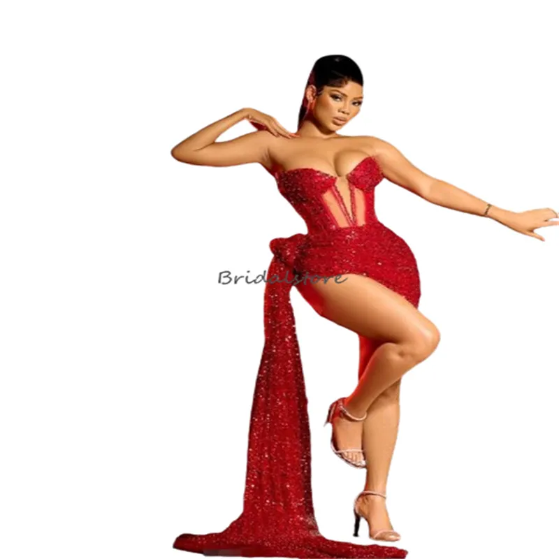 Sexy Red Sequin Prom Dresses For Black Women Luxury... From Bridalstore, $109.48 | DHgate.Com Sexy Red Sequin Prom Dresses For Black Women Luxury... From Bridalstore, $109.48 | DHgate.Com