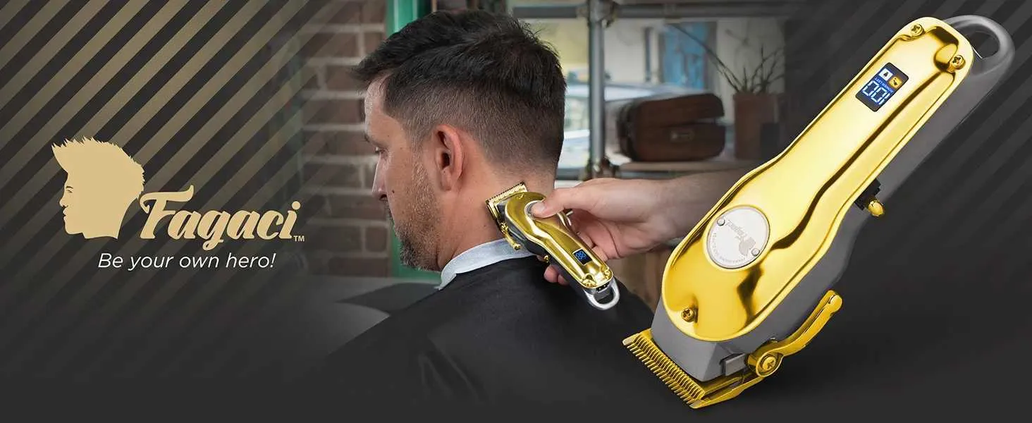 fagaci clean cut clippers gold