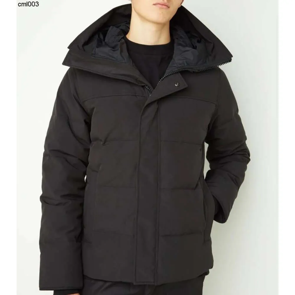 Designer maschi giù per giacche bianche anatra vento maschi giacca per parcata inverno puffer vera lupo pelliccia di pelliccia arctica cofano doudoune manteau homme canada 2rvj sa9p