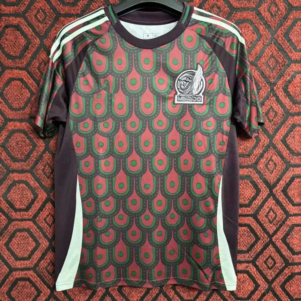 Koszulki piłkarskie dresy męskie 2425 Sezon Nowy Meksyk Narodowa drużyna Krótkie T-shirt sportowy koszulka piłkarska dla dorosłych