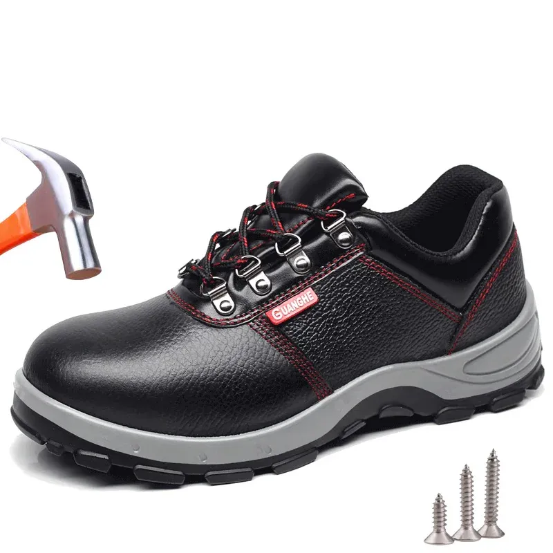 Сапоги 2022 Рабочая безопасная обувь Мужчина на стальных ногах для обуви конструкции.