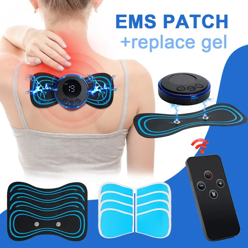 Massager EMS szyja Massager stymulator mięśni elektryczny masaż szyjki szyjki szyjki śladowej Patch Masaż pulsu pulsu niskiej częstotliwości Pada bólu Rozluźnienie rozluźnienie