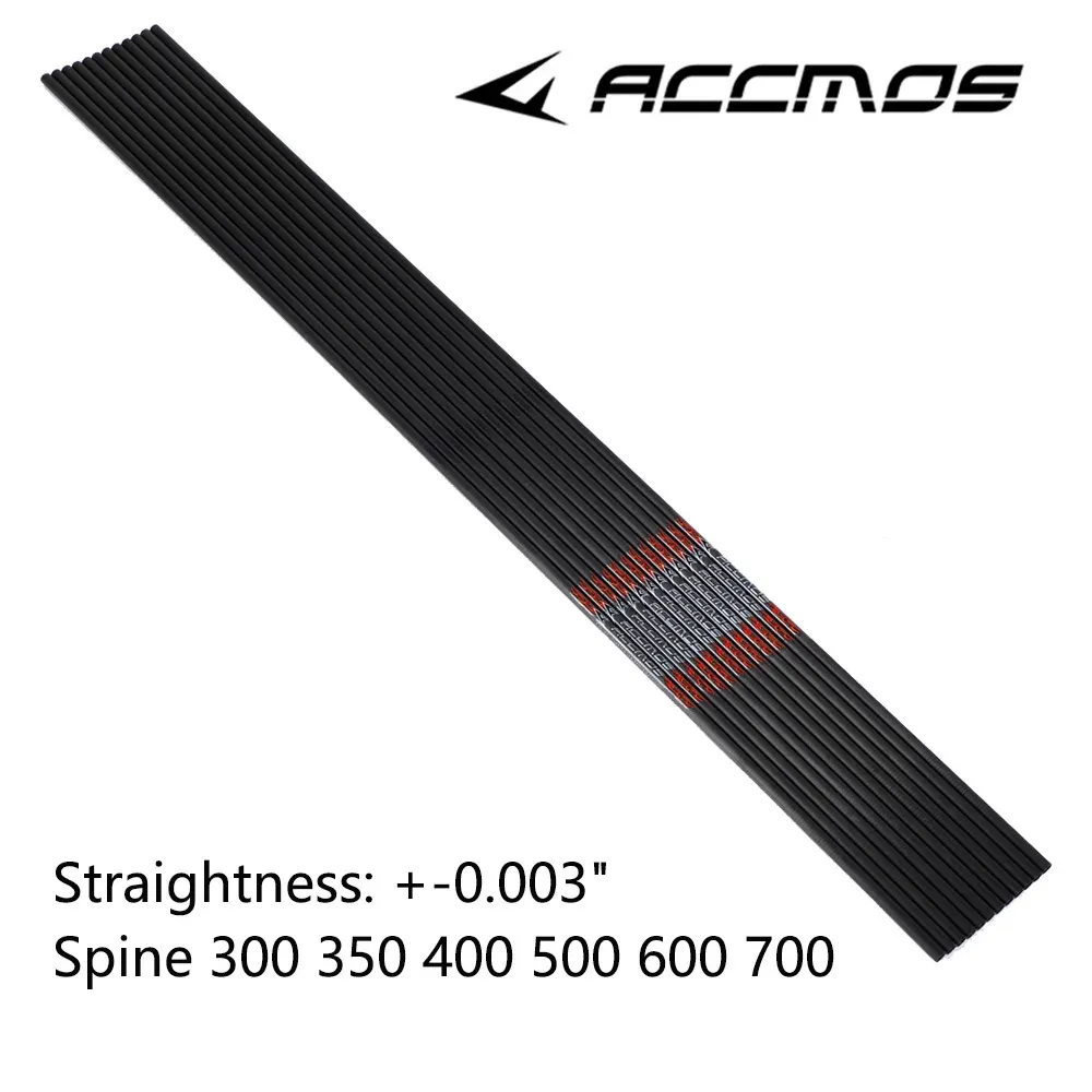 Arrow 6/12pcs 31in ID 5,2 mm Pure Carbon Arrow Shafts Spine 300 350 400 500 600 700 DIY Bågskytte Tillbehör