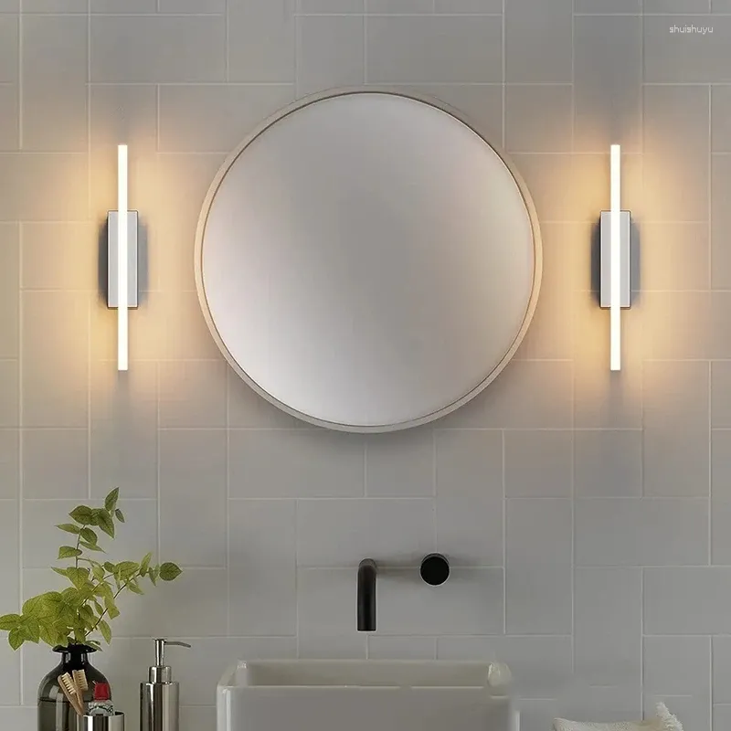 Lampe murale Miroir LED Front Nordic Nordic Minimalist Cabinet dédié