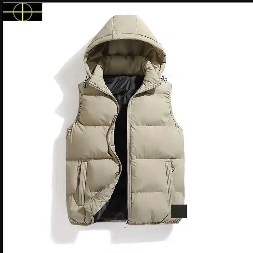 Giacca di pietra isola giù per il designer invernale del parka giubbotto da donna da uomo parka cappotto bianco anatra giù per la giacca da signore collare colletto caldo esterno q23