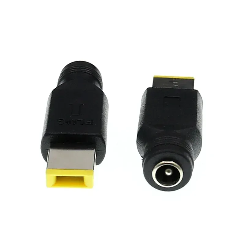 2024 DC 5.5x2.1mm Femelle à Square Bouchage 20V Connecteur de douille de convertisseur d'alimentation pour Lenovo ThinkPad AC Adaptateur Power Charger Affiche pour le connecteur de fiche carrée de Lenovo