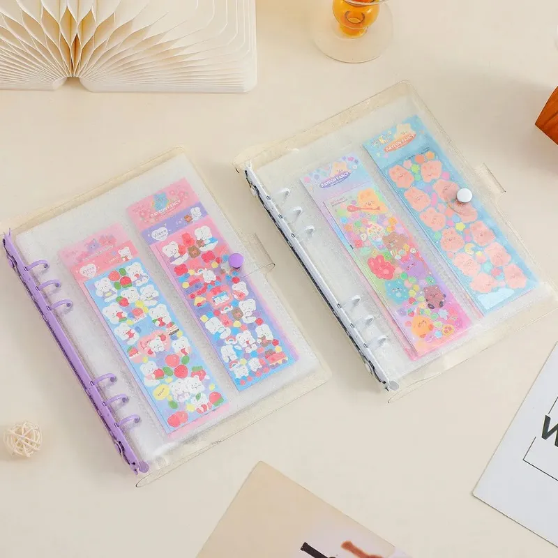 Nytt 3 tum nytt fotoalbum Ins A5 Matte Photocard Binder Korean Style Photocard Holder Instax Mini Album Loose-Leaf Kpop Card Bind