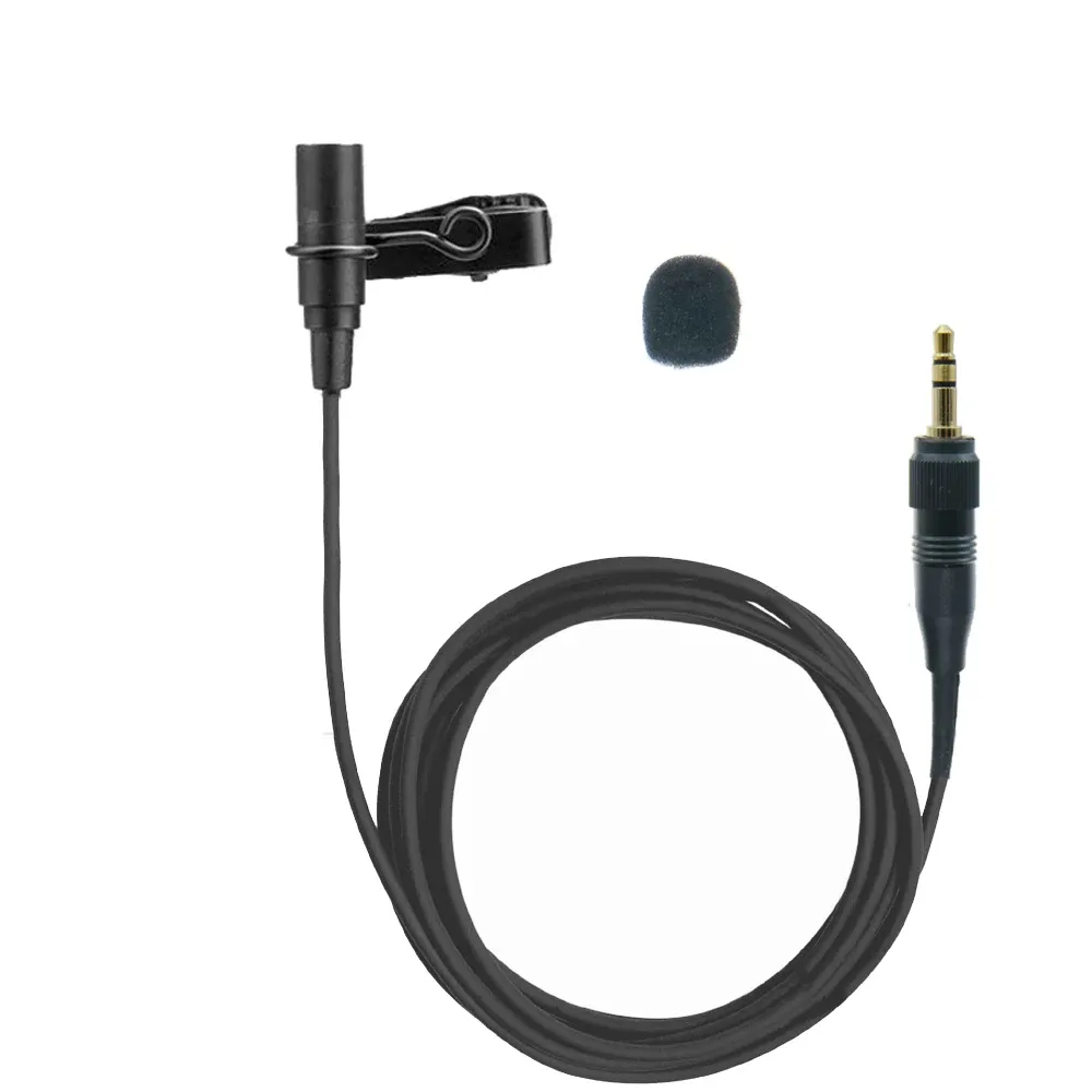 Microphones Professionelle ECM7 -Krawattenclip -Lavalier -Lapel -Mikrofon für Sony UWP UTX D21 D11 V1 Wireless System 1,95 m Kabel