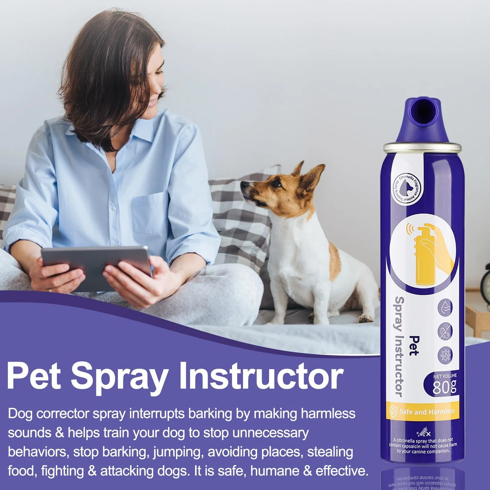 Spray Correcting Dog Aggression Humane Dog Training Spray Stop - Main Image