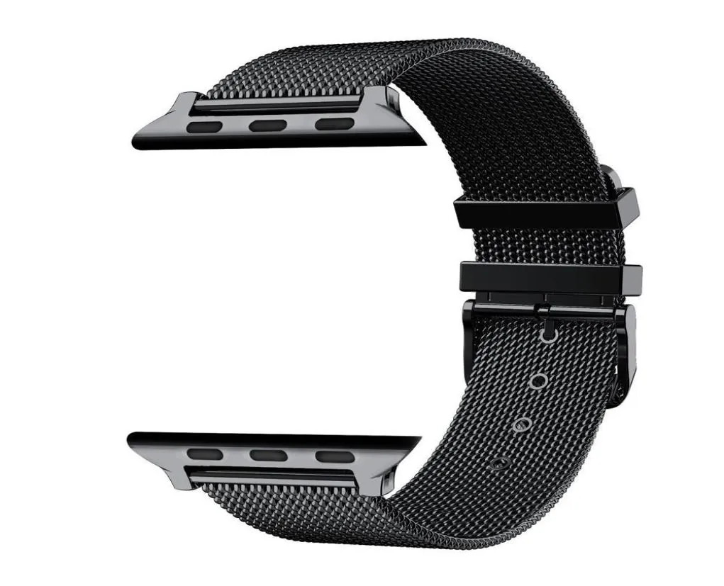 Paslanmaz Çelik Milanese Döngüsü Apple Watch Strap 40mm 44mm 42mm 38mm Metal Örgü İzleme Bandı Iwatch5 4 3 2 12379444