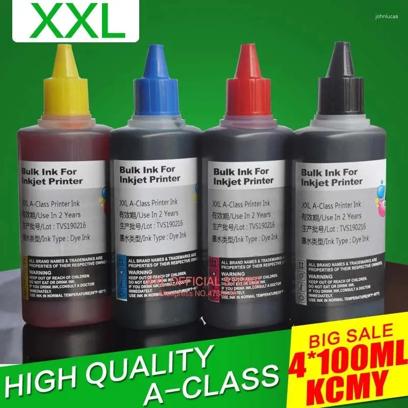 Ink Refill Kits Kit för OfficeJet 3830 3831 3832 3833 3839 Skrivarpatron 123xl 100 ml