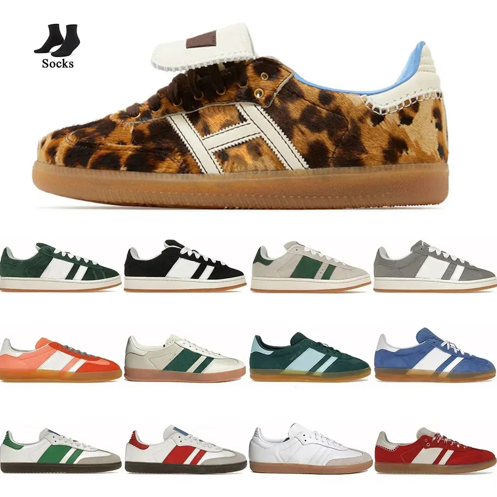 Designer Og Casual Chores Men Femmes Sneakers Outdoor Luxury Leopard Shoe Traineur Solie Couleur Fashion Fashion Talons plats Low Top Blanc Black Black Brown College Green