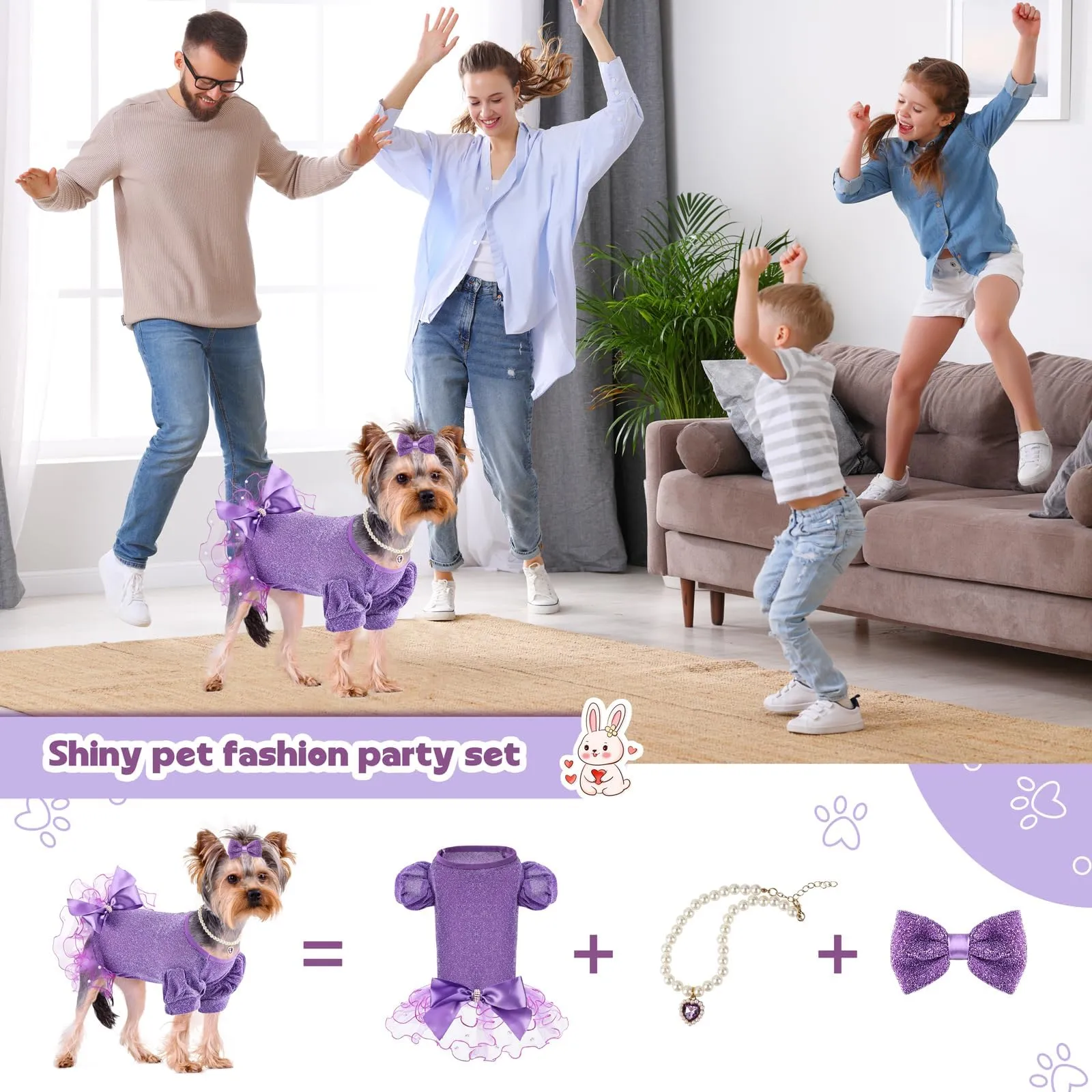Dog Fancy Dresses for Small Dogs Sparkly Sequin Pearl Pet Princess Dress  Holiday Outfits L from Dhgate Dog Dresses