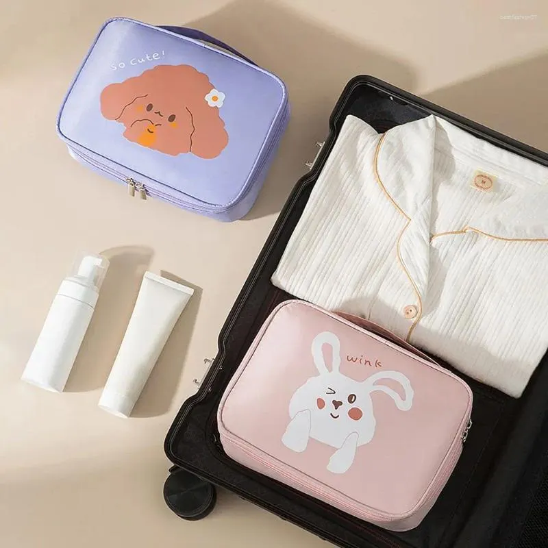 Cosmetic Bags Beauty Women Large Capacity Waterproof Cartoon Toiletry Organizer Travel Bag Wash Zipper Makeup Pouch