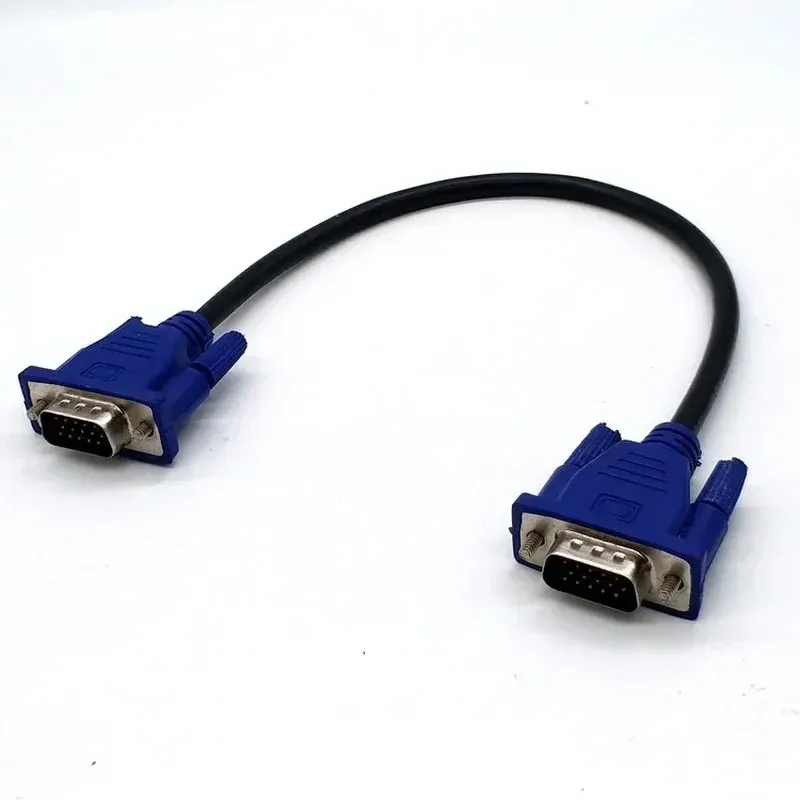 VGA EXTERE CABLE HD 15 -PIN MALE MALL CABLES CABLE CIDE LINE LINE Rdzeń Miedziany do komputera Monitor Monitor Hardware