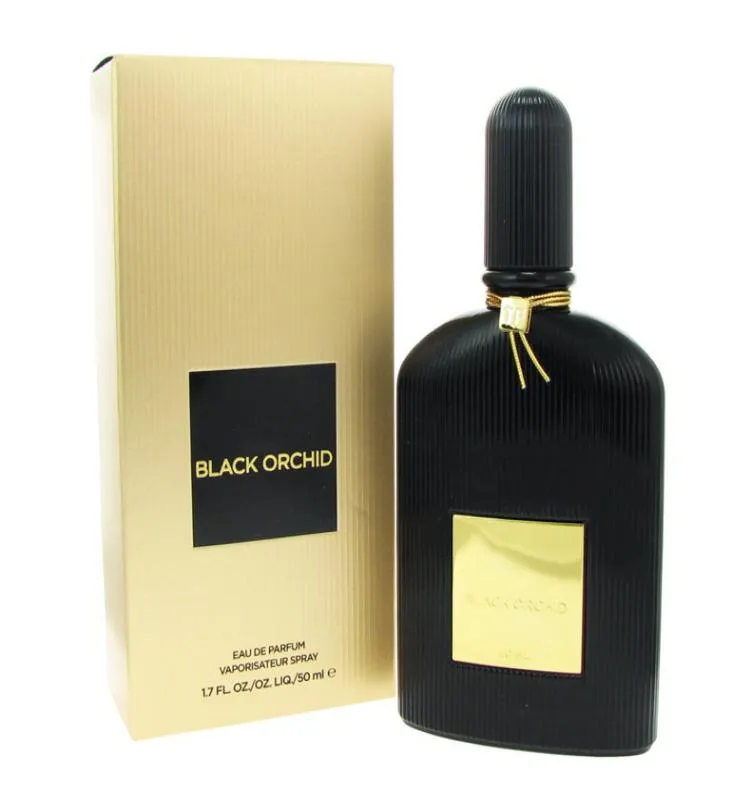 Colonia de orquídeas negras de alta calidad para hombres de 100 ml de spray de perfume de perfume Scentscinating Eau de Toilette7615295