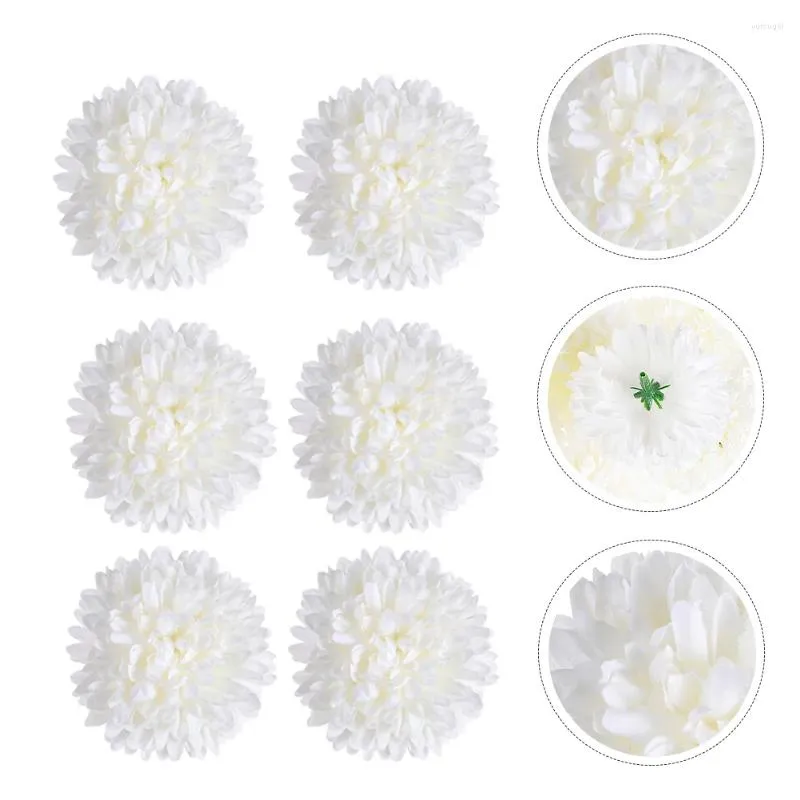 Decoratieve bloemen 10 PCS Artificial Hydrangea Wedding Bouquet Decorations Scene Layout Props gesimuleerd Chrysanthemum