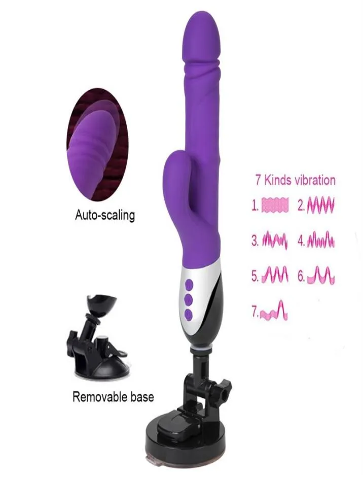 Thrusting Dildo Vibrator Automatic G spot Vibrator with Suction Cup Sex Toy for Women Hand Sex Fun Anal Vibrator for Orgasm 2240C9423508