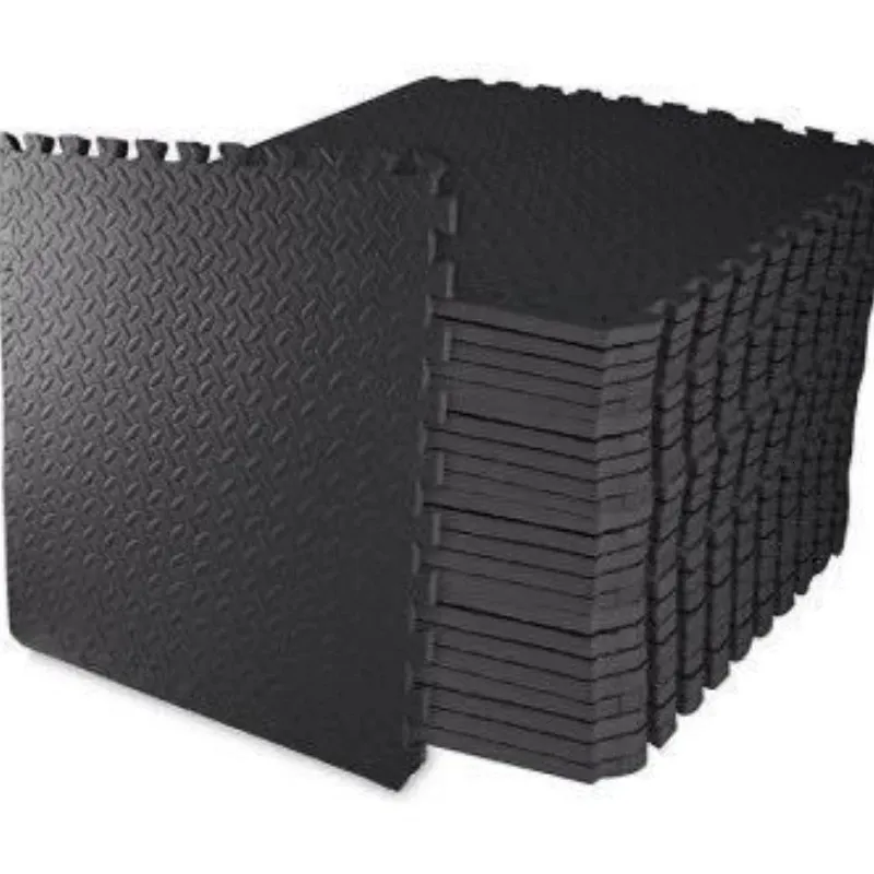 We Sell Mats 1/2-Inch EVA Foam Floor Tiles - Interlocking Gym Mats, 24x24 Inch, Blue, 25 Tiles (100 Sq Ft) - View #9