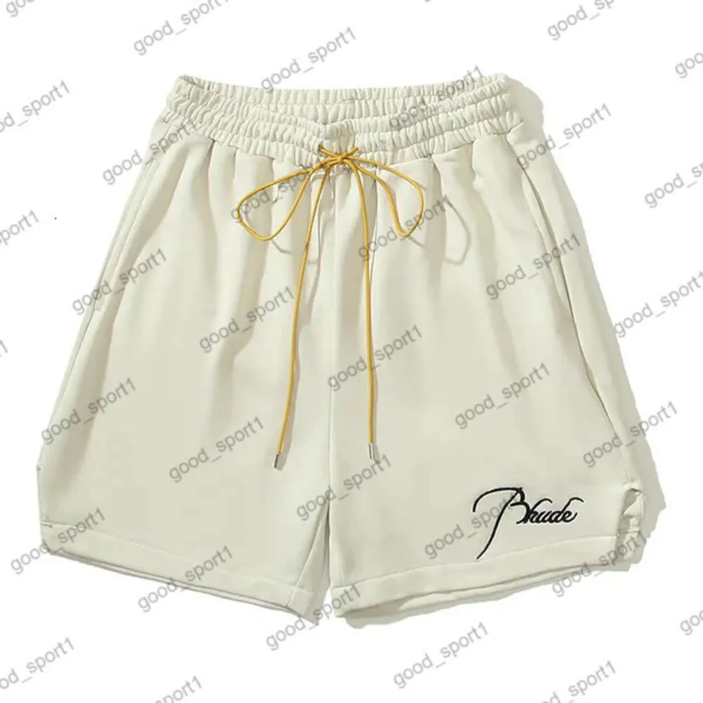 Rhude Shorts Desinger Männer Kurzmodische Sporthosen Männer Damen Leder Shorts US Size S-XL 917