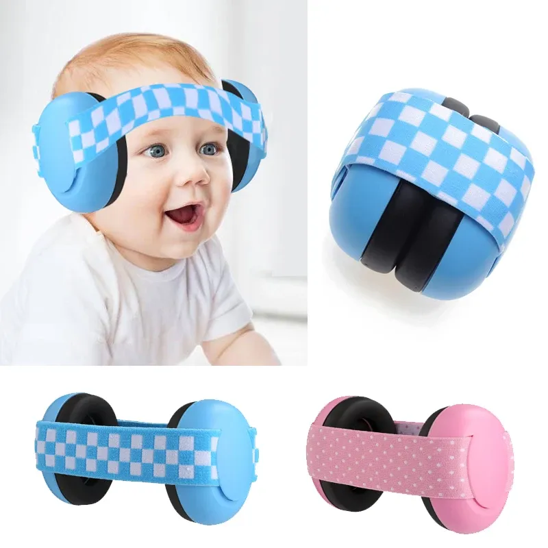 Sprutan baby antinoise öronmuffs elastisk rem hörselskydd säkerhet öron muffs barn buller avbrytande hörlurar sovande barn
