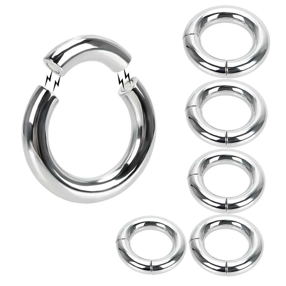 NXY COCKRING HEURD MALNE MAGEN MAGNETIN METAL PENIS COCK LOCK RING SEXE TOYS POUR MEN 5 TAILLE SAVERCHER SCRODER RELAT Ejaculation 240427