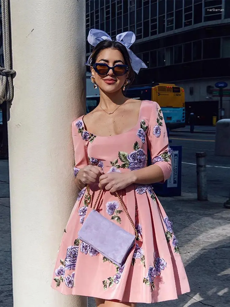 Party Dress Elegant Printed Floral Floor-Length Sheath Gown for Women with  Hooded Collar and Short Sleeves from Dhgate Urban Sexy Dresses