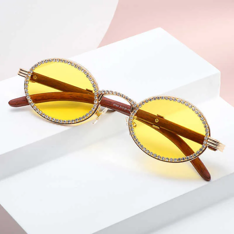 Lunettes de soleil designer Nouvelles lunettes de soleil de la chaîne de main exquise
