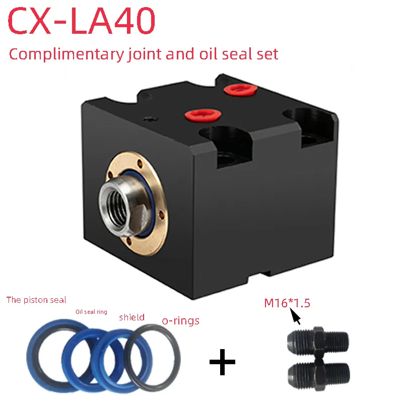 Flat CX-LA40*10*20*30*40*50*60*70*80*90*100 Tunna oljecylinder Cylinder Hydraulic Cylinder Fixture Tooling Liten oljecylinder