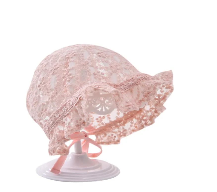 2020 spring and summer female baby baby thin lace princess hat 06 months shade hundred days tire cap newborn hat1401333