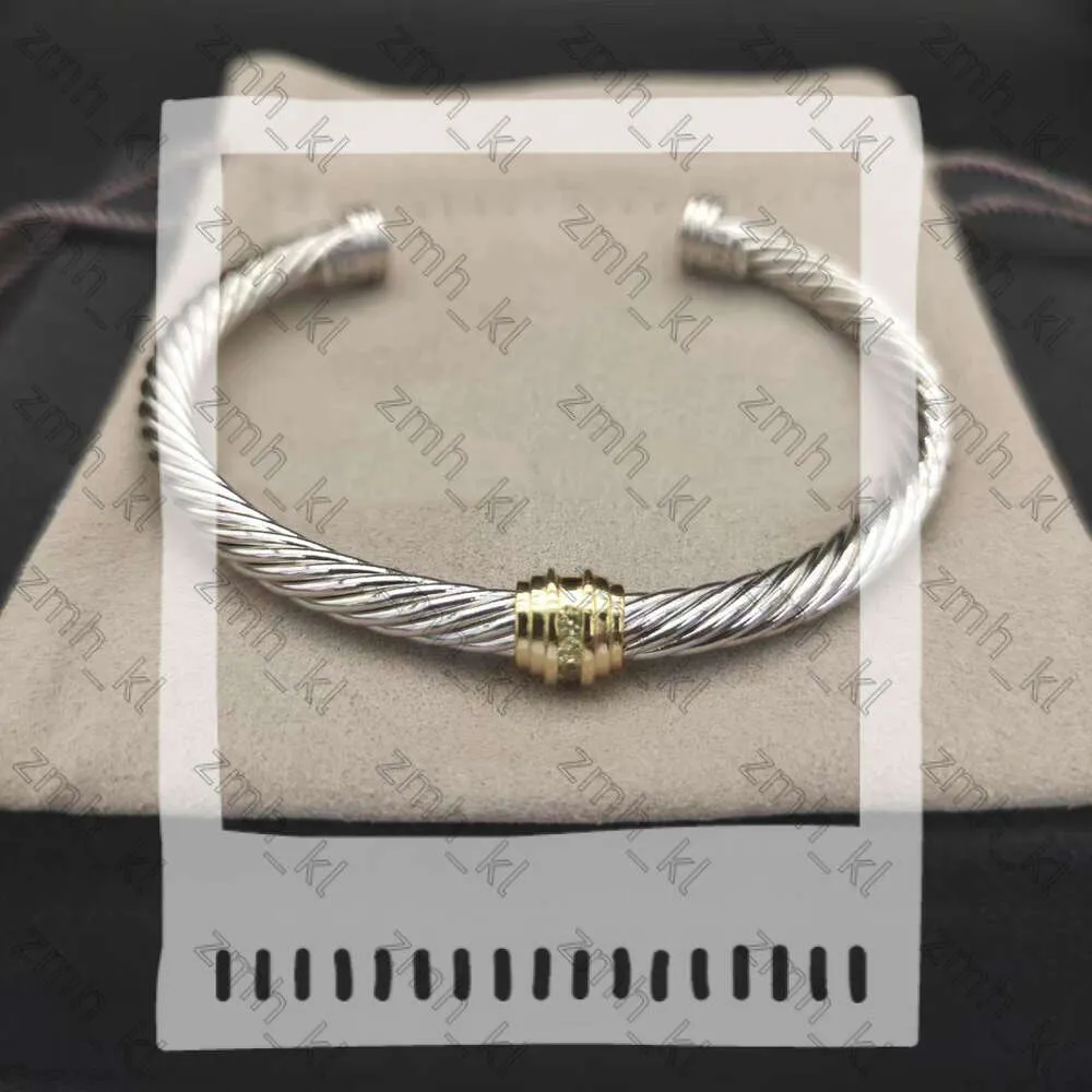 Bracelet David Yurma Bracelet Bracelet Câble Bracelets Designer Jewel Women Men Men Silver Gold Pearl Head x Bracelet Cuff David Jewels Jewels Bracelet 788